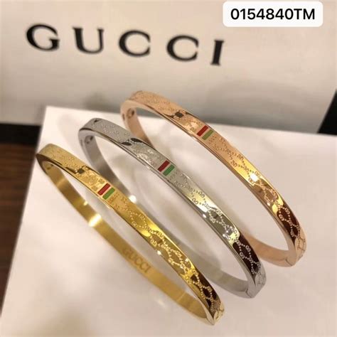 bangle gucci bracelet gold|real gold Gucci bracelet.